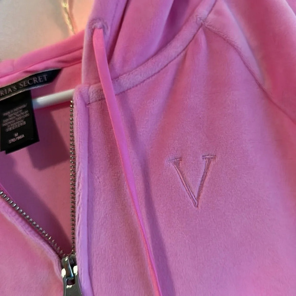 Victoria’s Secret Velour Slouchy Zip Up Hoodie 💗 - Picture 4 of 4
